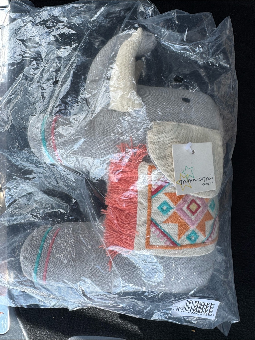 Mon Ami Eden Tribal Elephant Stuffed Toy